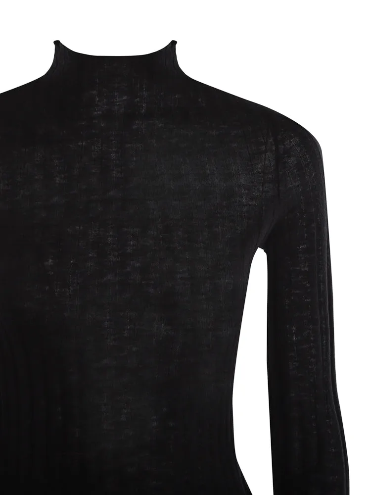 Sportmax Polo-Neck Knitted Sweater