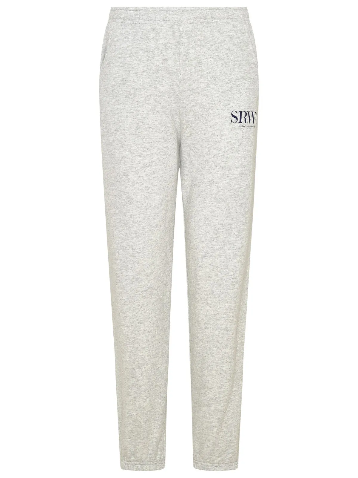 Sporty & Rich Logo Printed Straight Leg Trousers