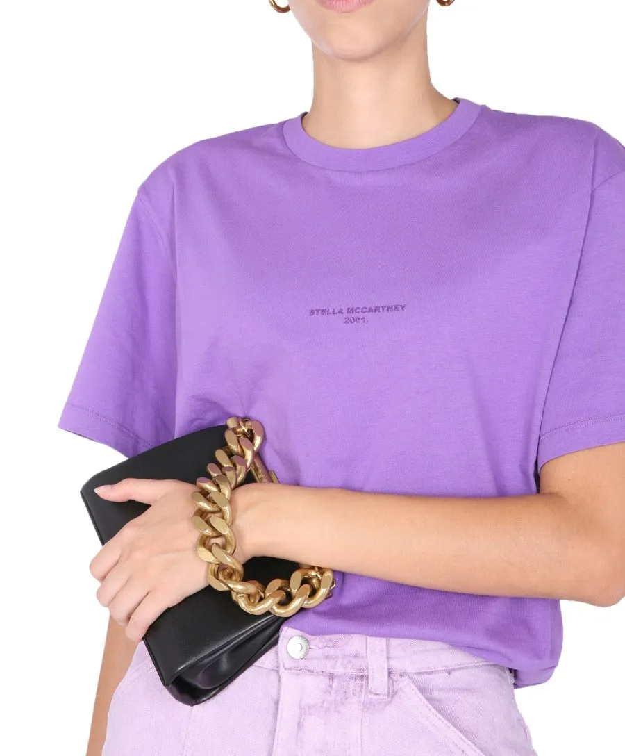 Stella McCartney 2001 Logo Printed Crewneck T-Shirt