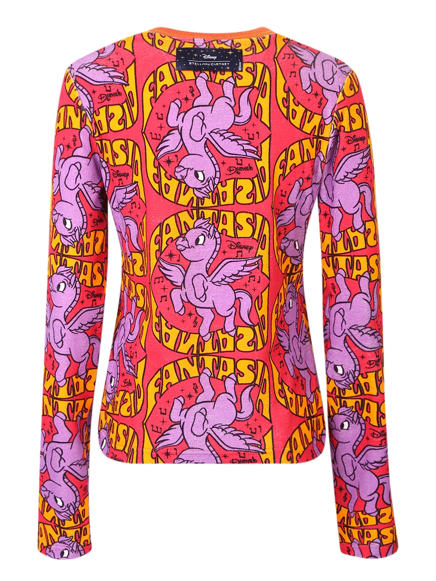 Stella McCartney Allover Graphic Printed Long-Sleeved T-Shirt