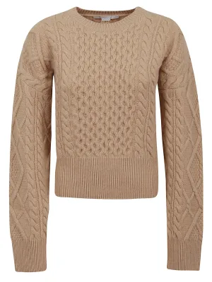 Stella McCartney Aran-Knit Long-Sleeved Jumper
