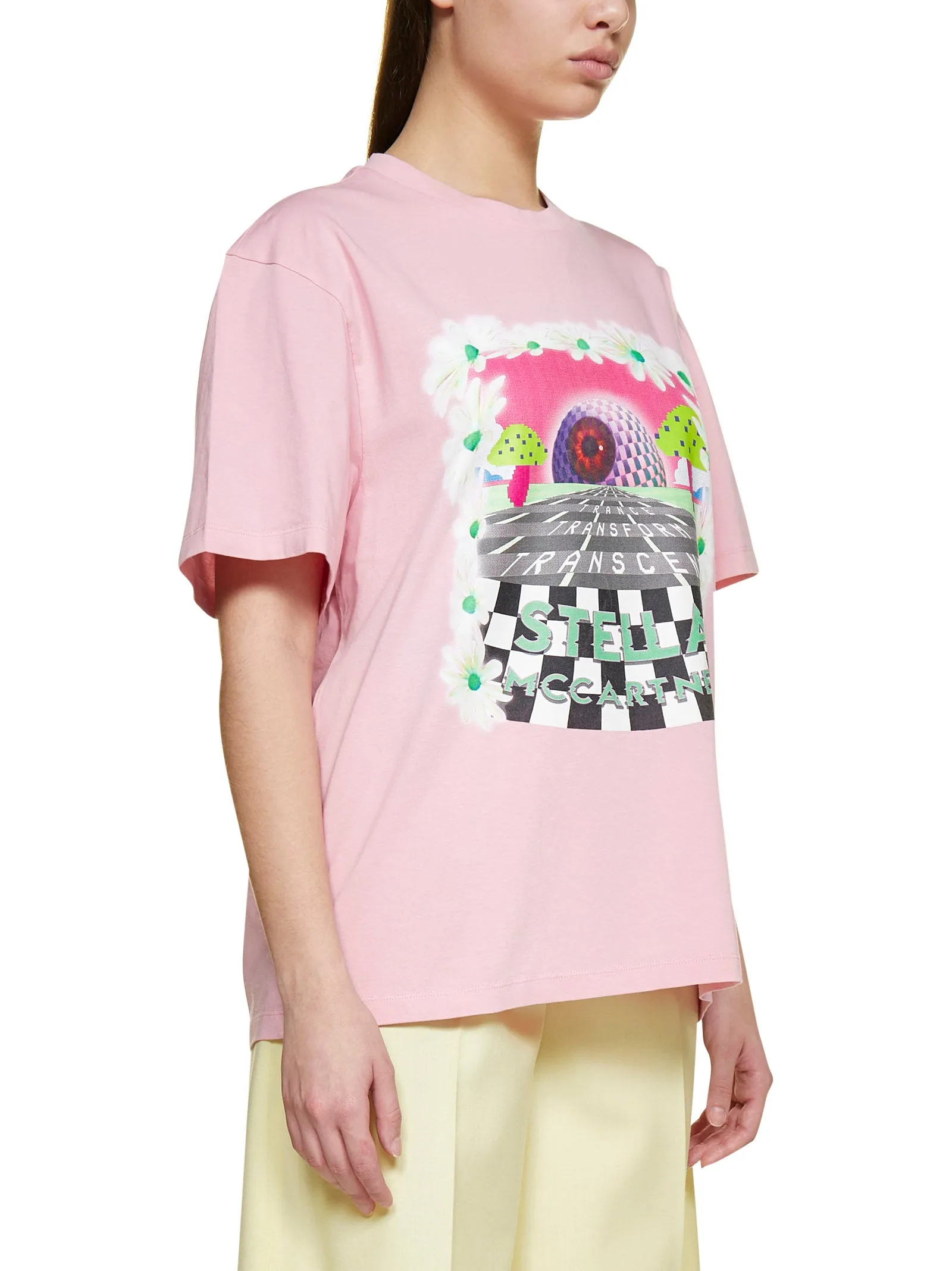 Stella McCartney Day Tripper Printed Crewneck T-Shirt