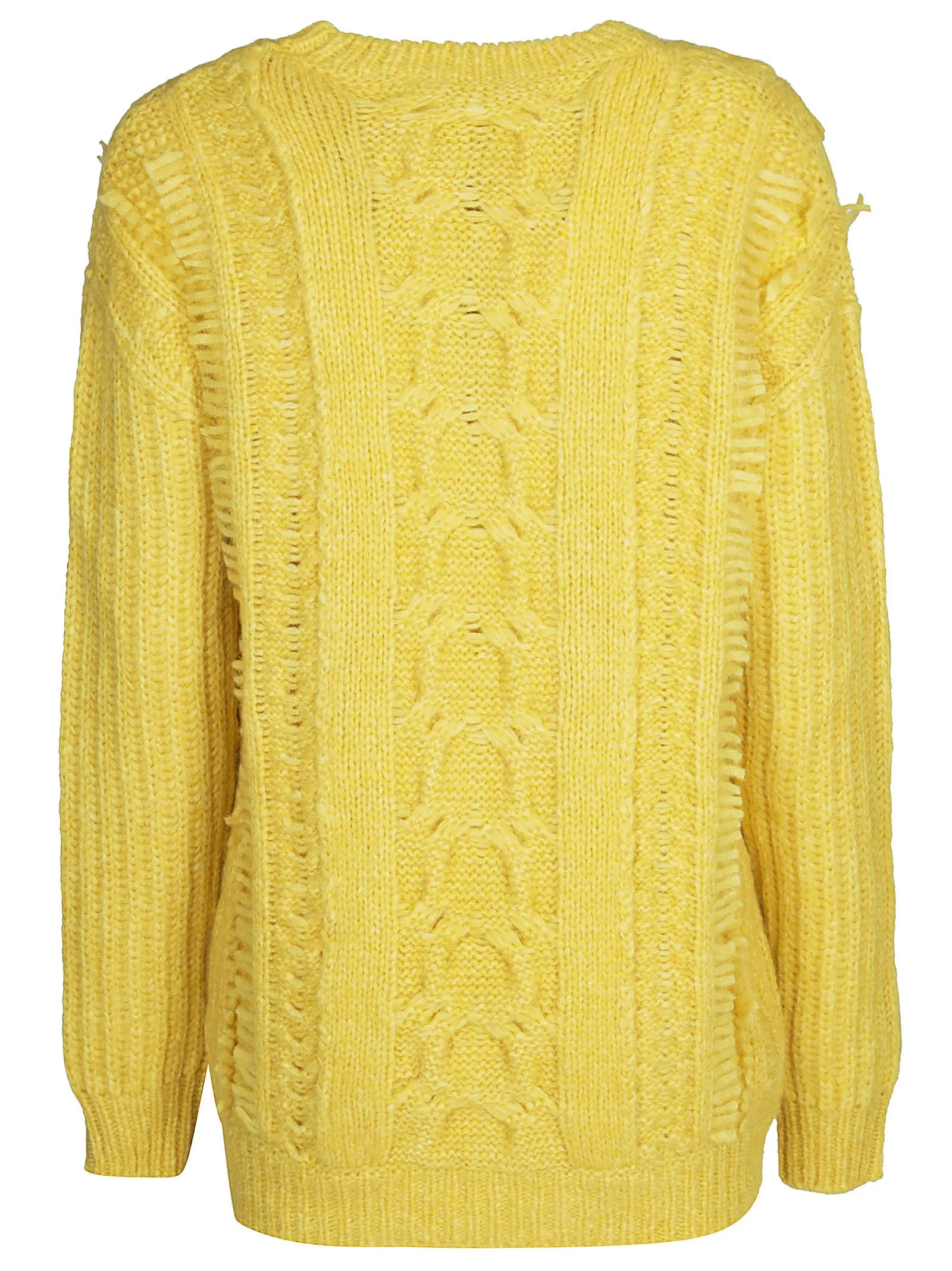 Stella McCartney Dropped Shoulder Cable Knit Jumper