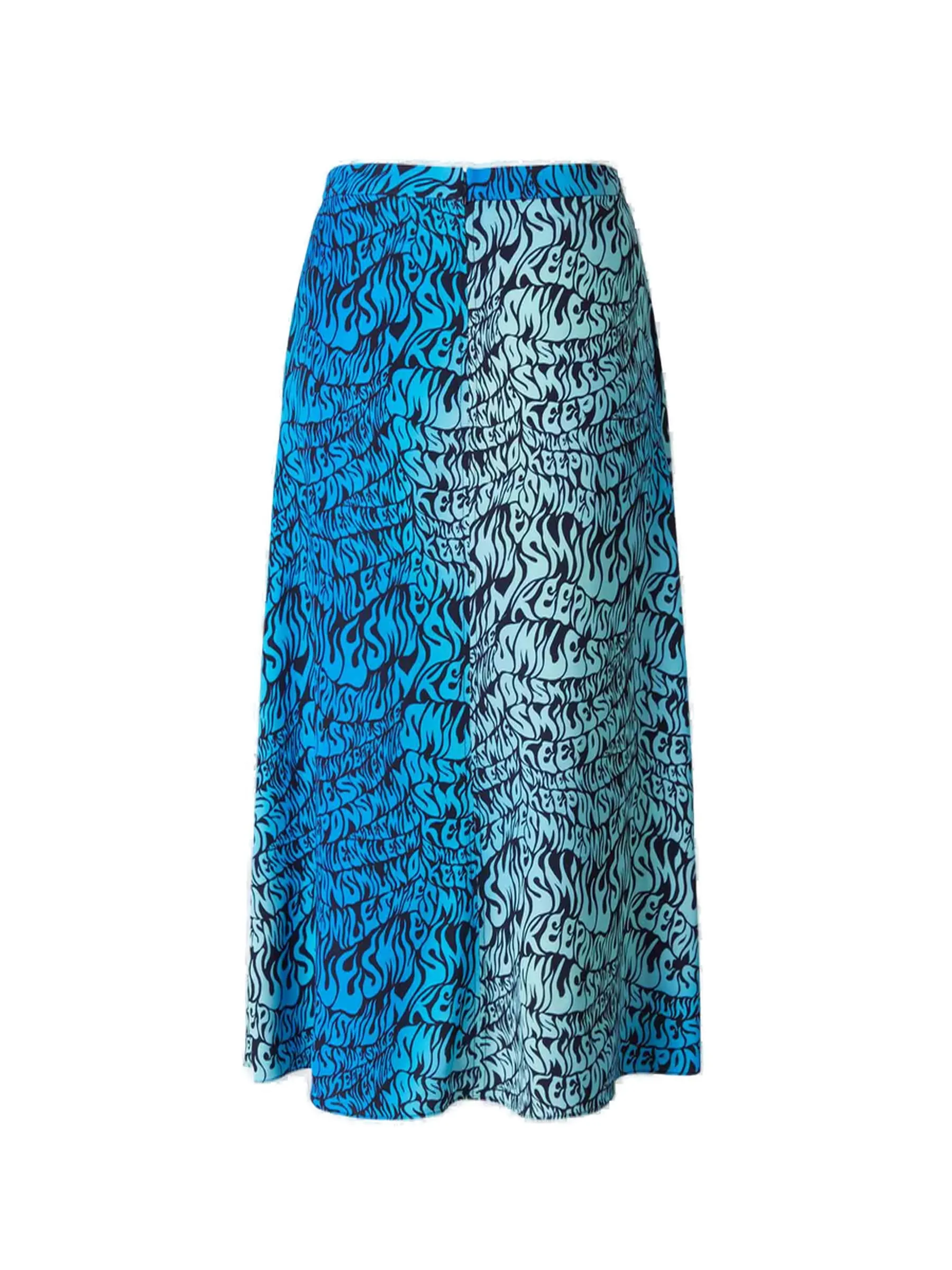 Stella McCartney High-Rise Printed Midi Skirt