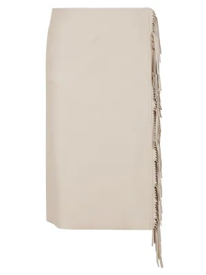 Stella McCartney High Waist Fringed Skirt