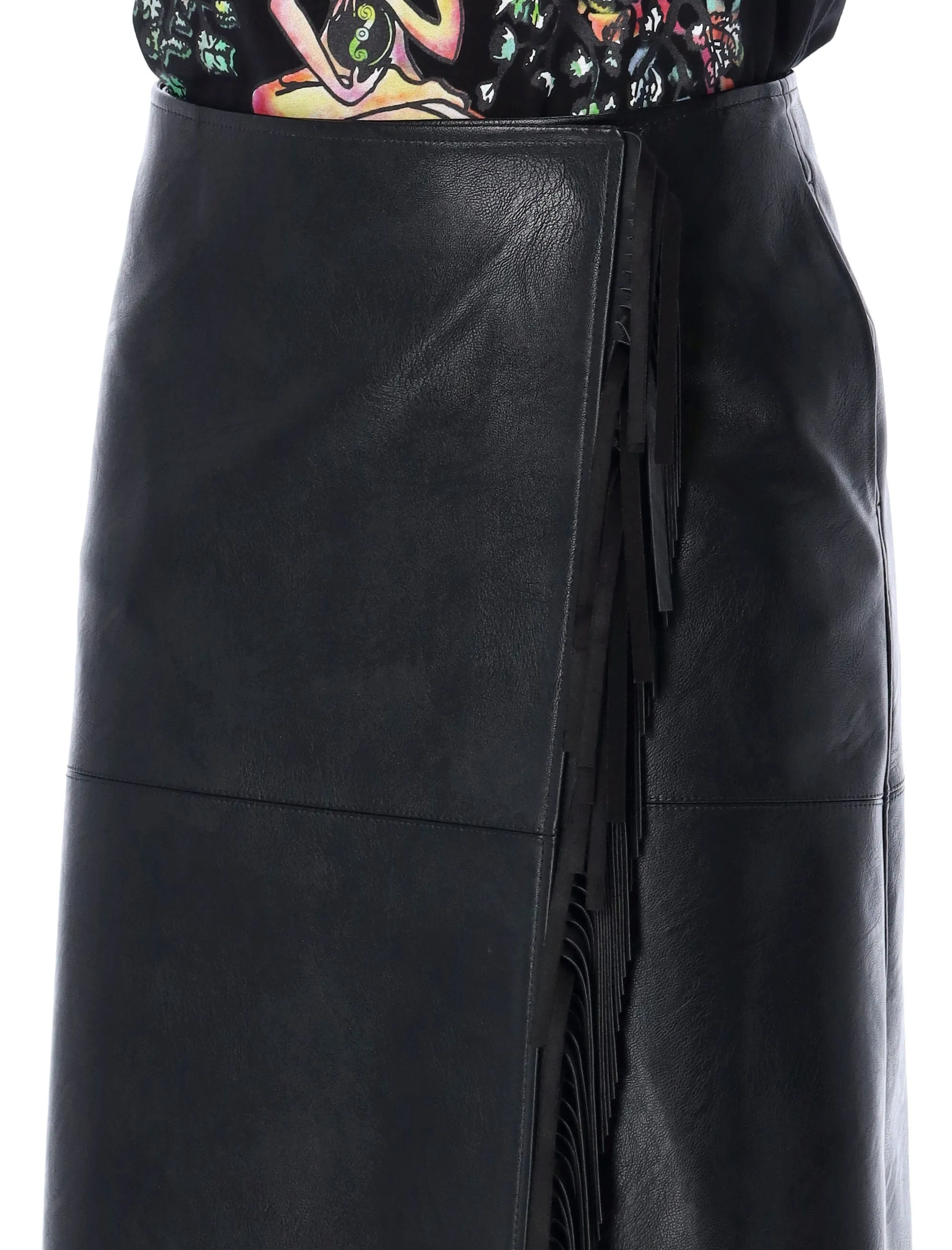 Stella McCartney High Waist Fringed Skirt