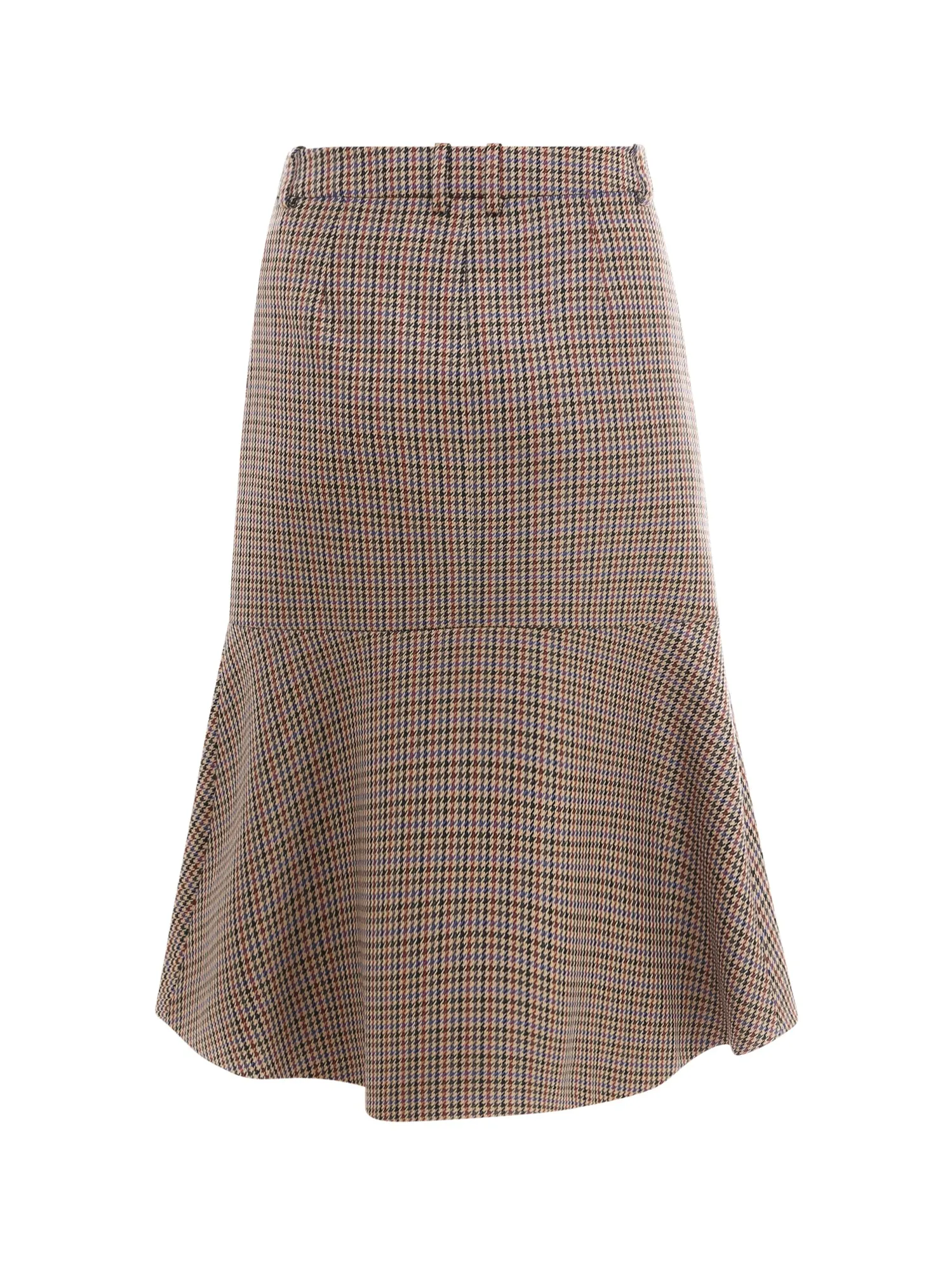 Stella McCartney Houndstooth A-Line Skirt