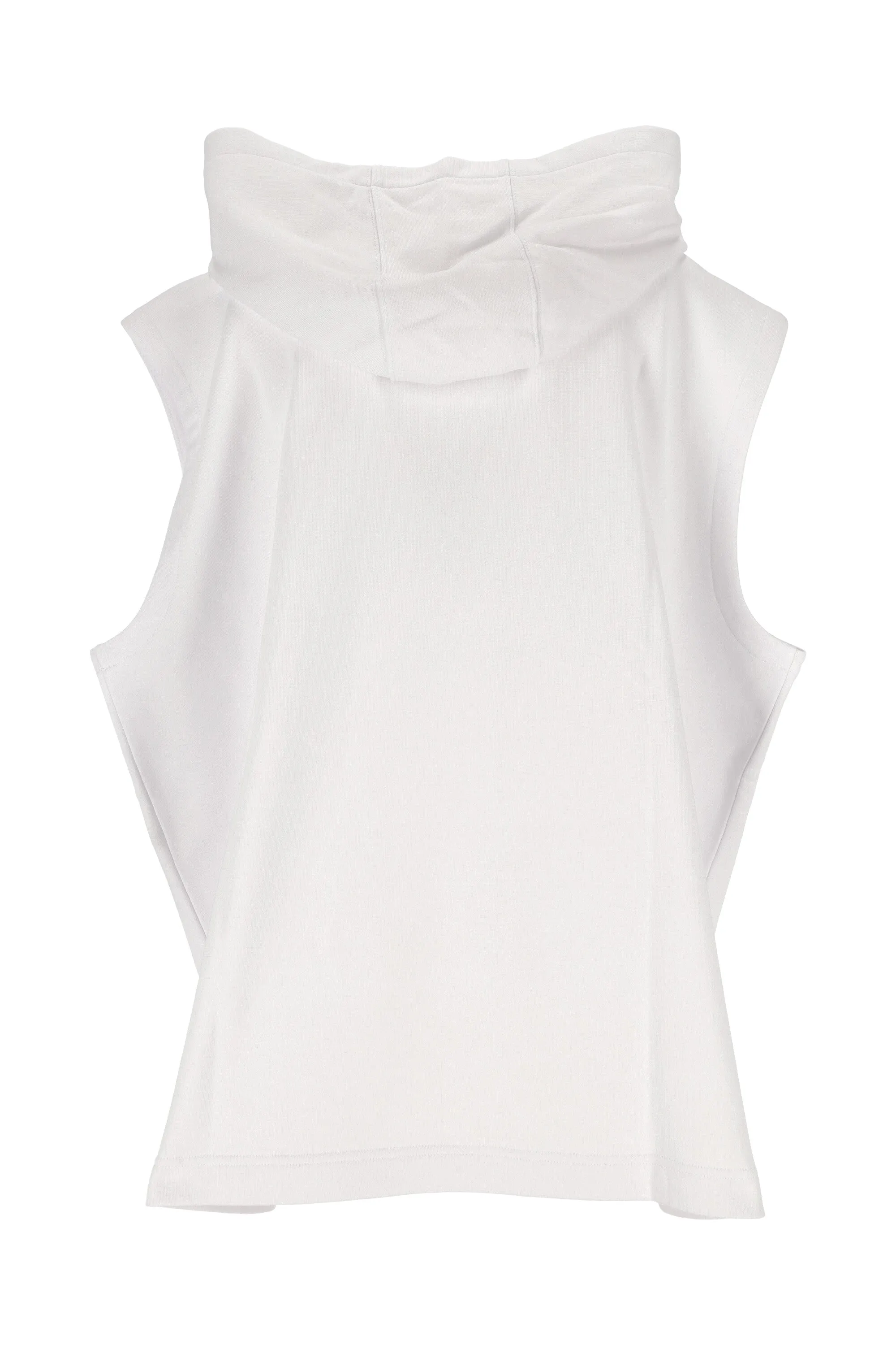 Stella McCartney Logo Printed Drawstring Sleeveless Hoodie