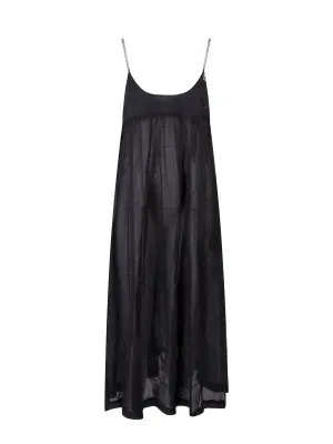 Stella McCartney Low-Back Sleeveless Midi Dress