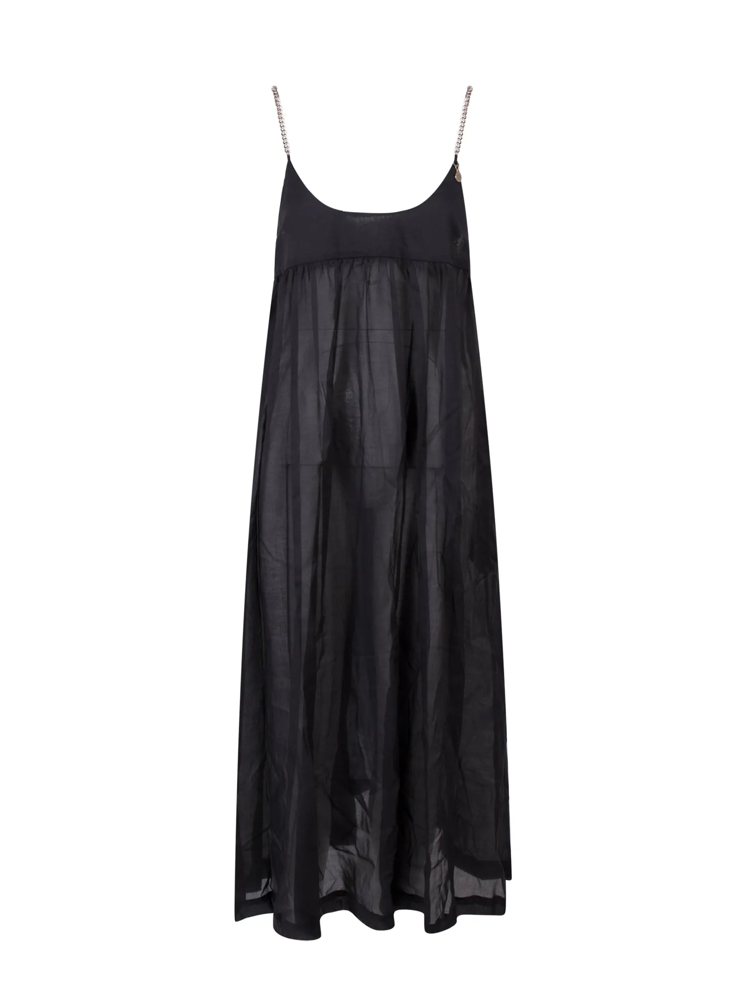 Stella McCartney Low-Back Sleeveless Midi Dress