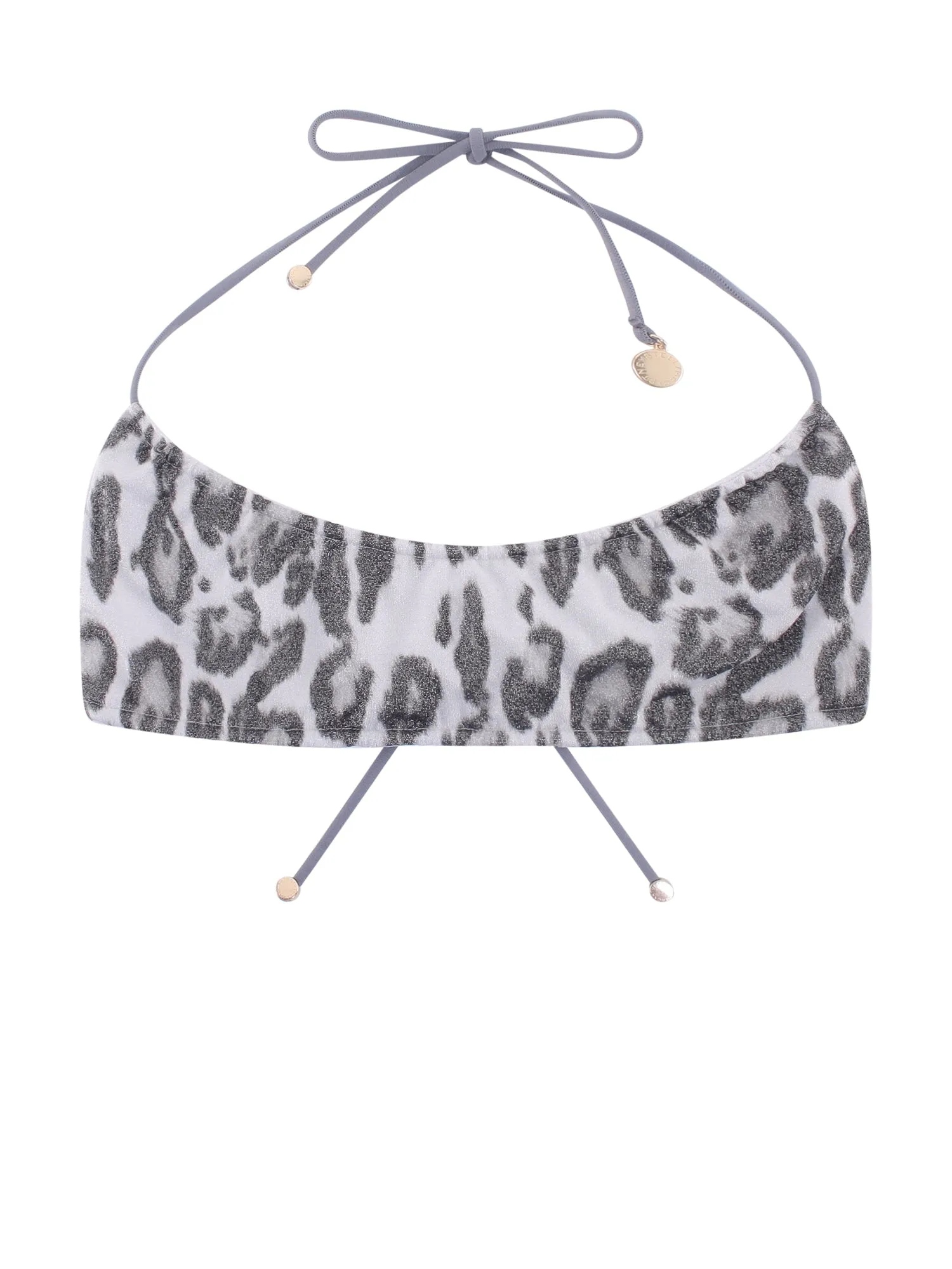 Stella McCartney Printed Logo Charm Bikini Top