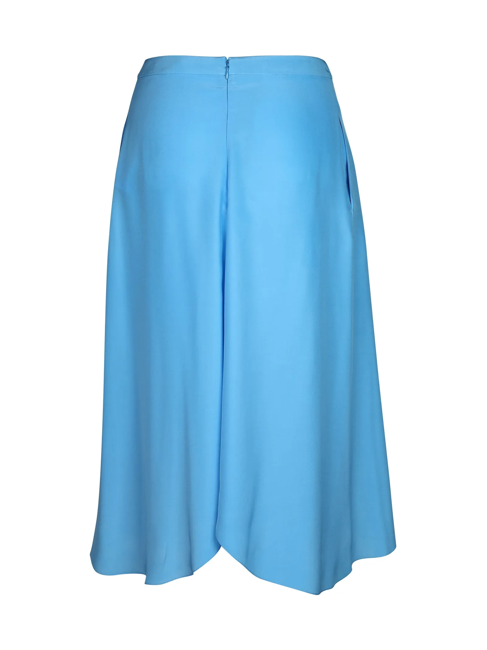 Stella McCartney Satin Pleated Midi Skirt