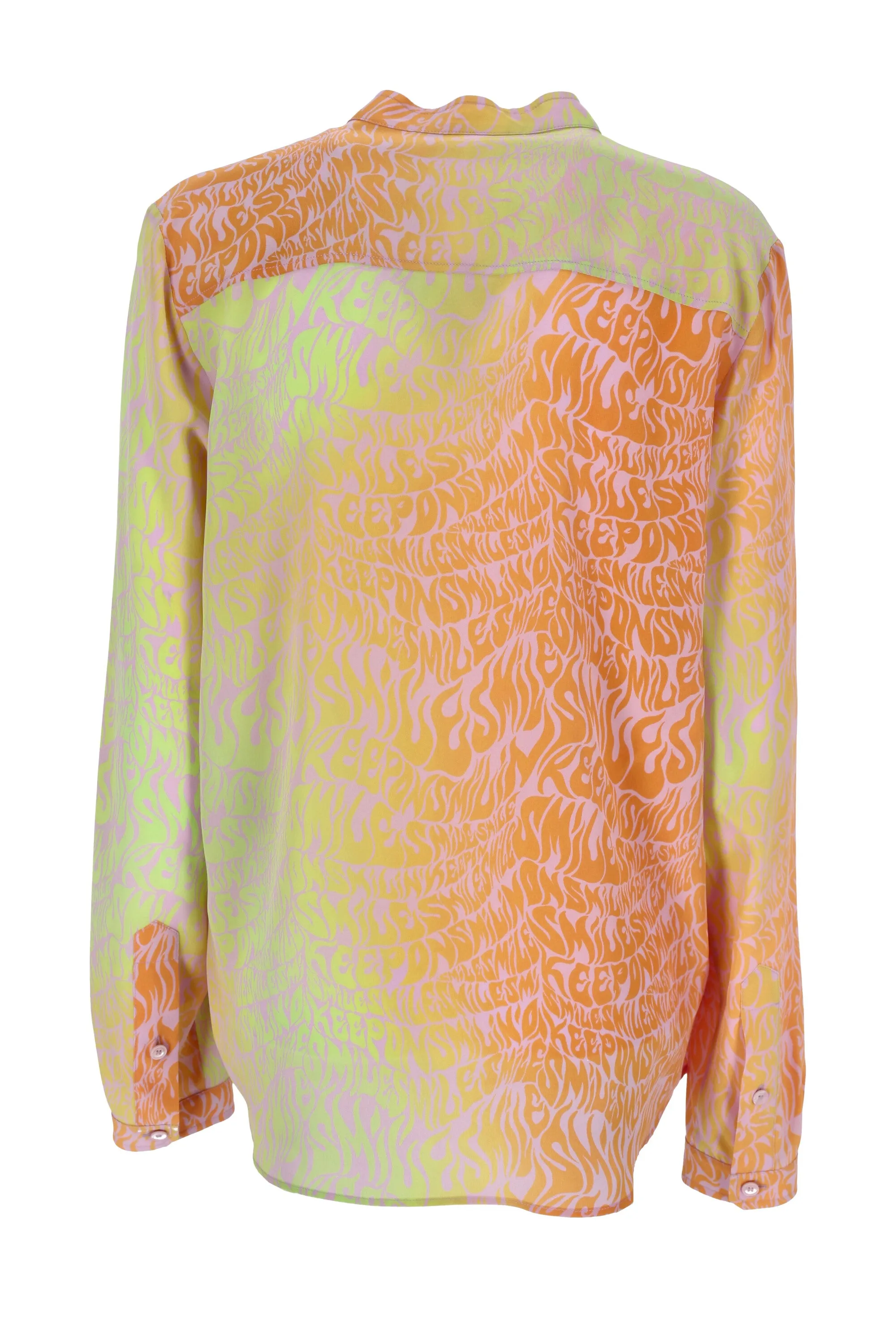 Stella McCartney Slogan-Printed Long-Sleeved Shirt