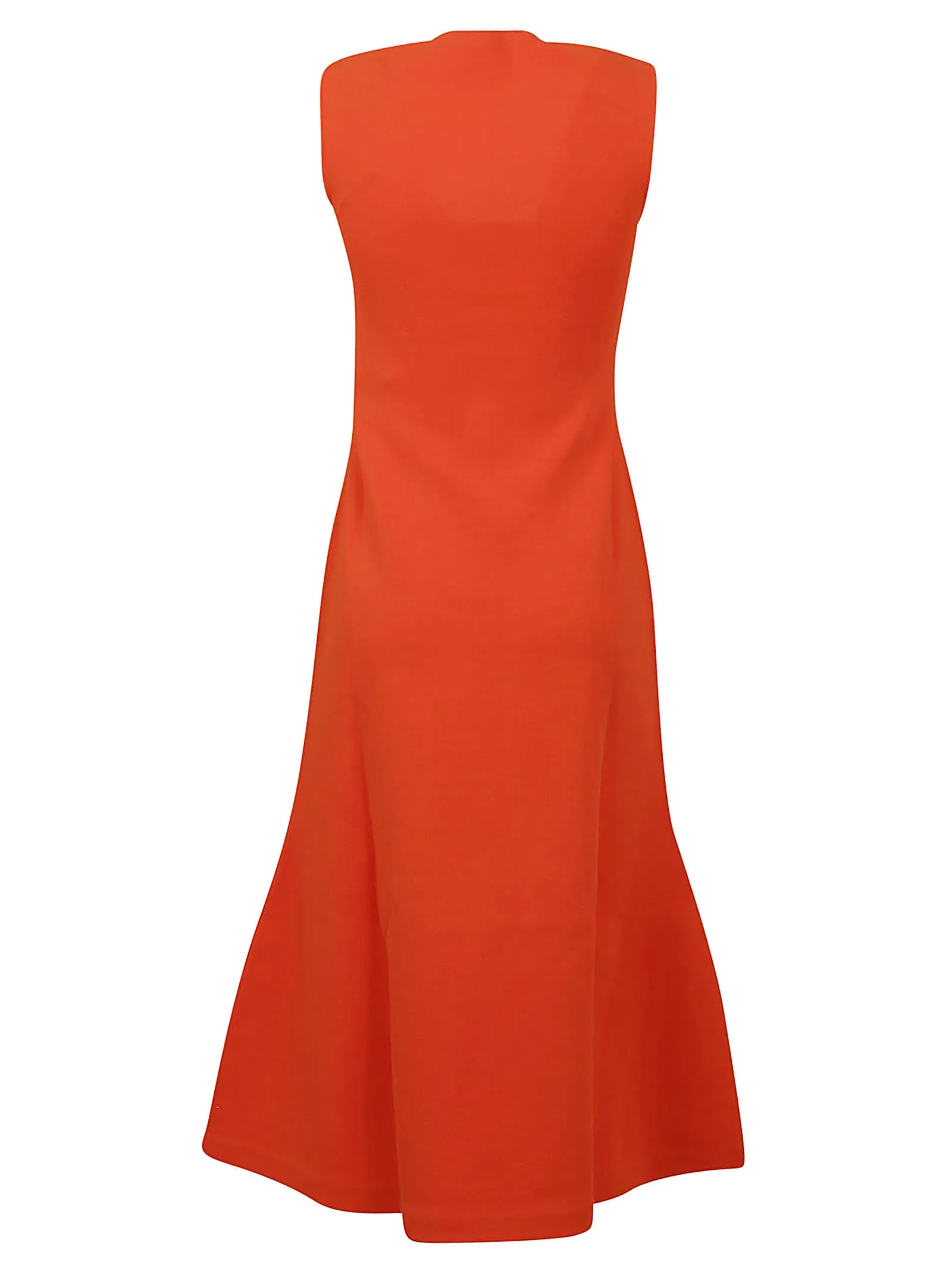 Stella McCartney Square-Neck Flared Midi Dress