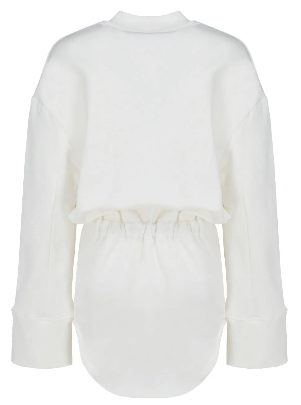 The Attico Irene Logo Embossed Mini Dress