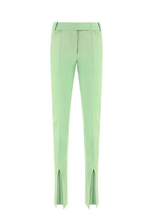 The Attico Slim Cut Flared Trousers