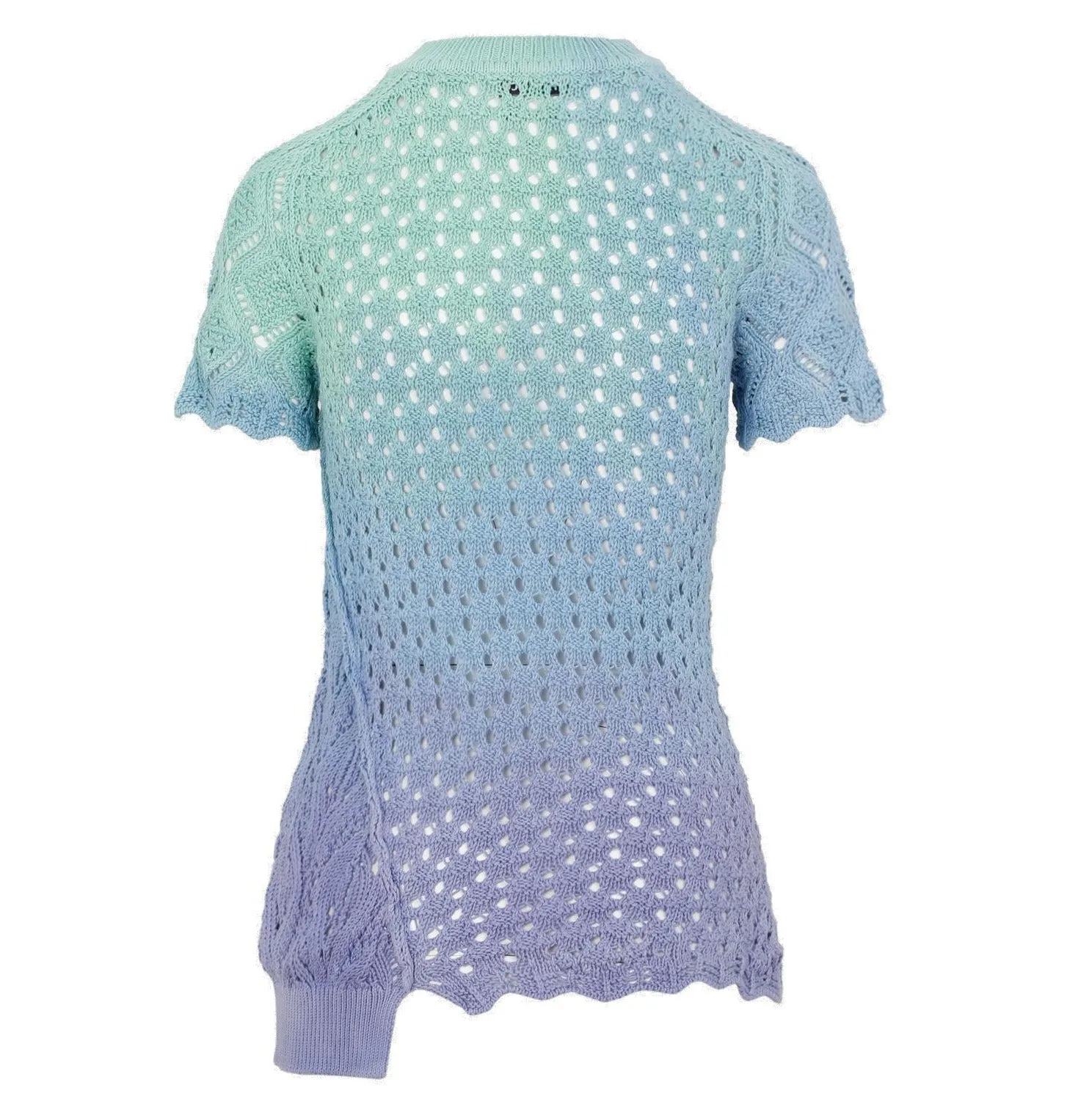 The Attico Tie-Dye Crochet Top