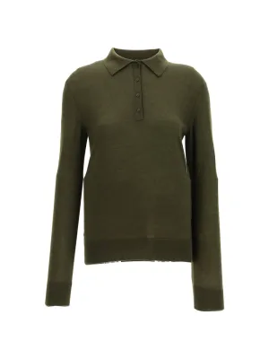 The Row Button Detailed Long-Sleeved Top