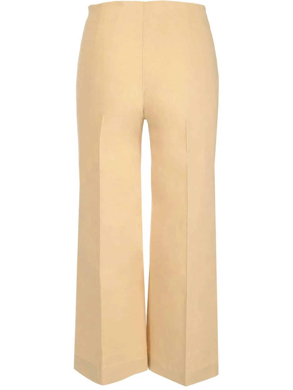 Theory High-Waisted Flared Cropped Trousers
