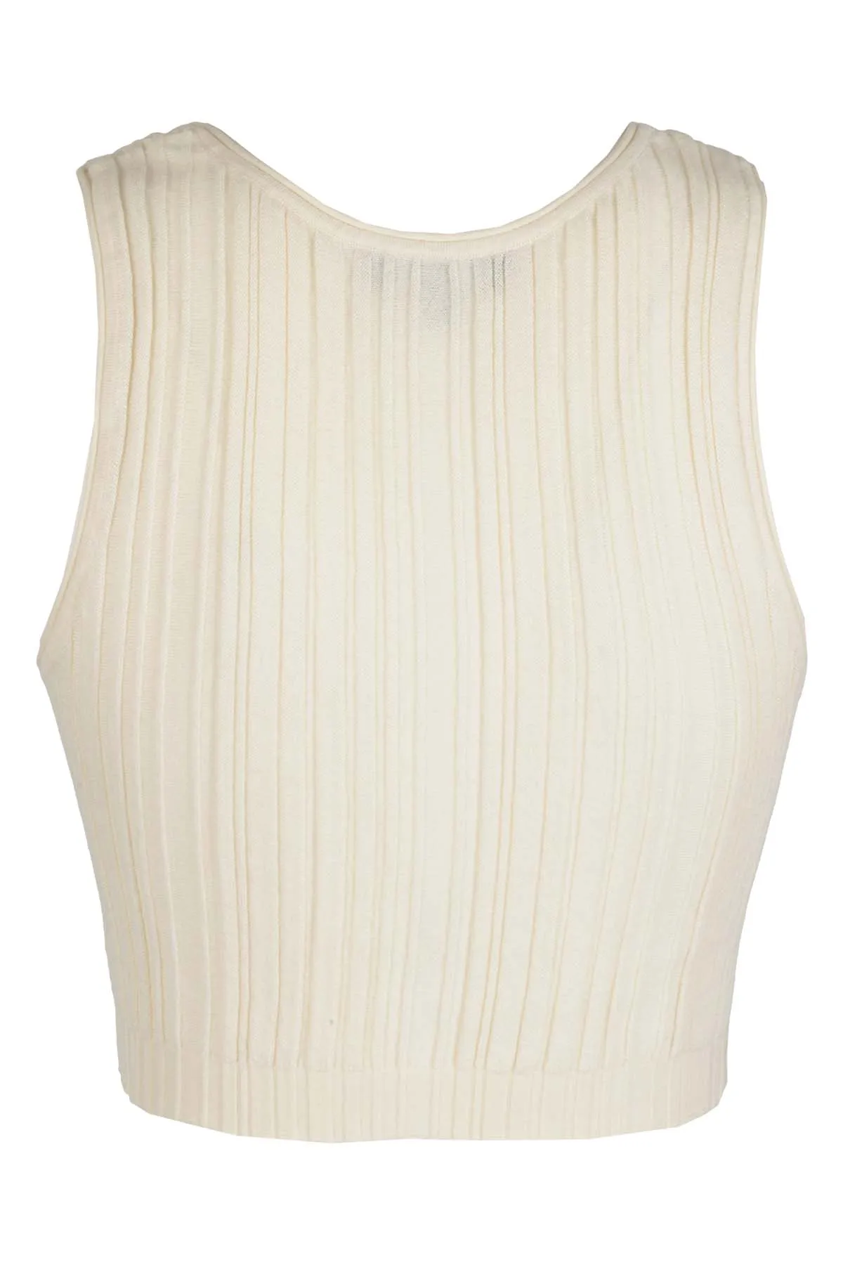 Theory Rib-Knit Sleeveless Tank Top