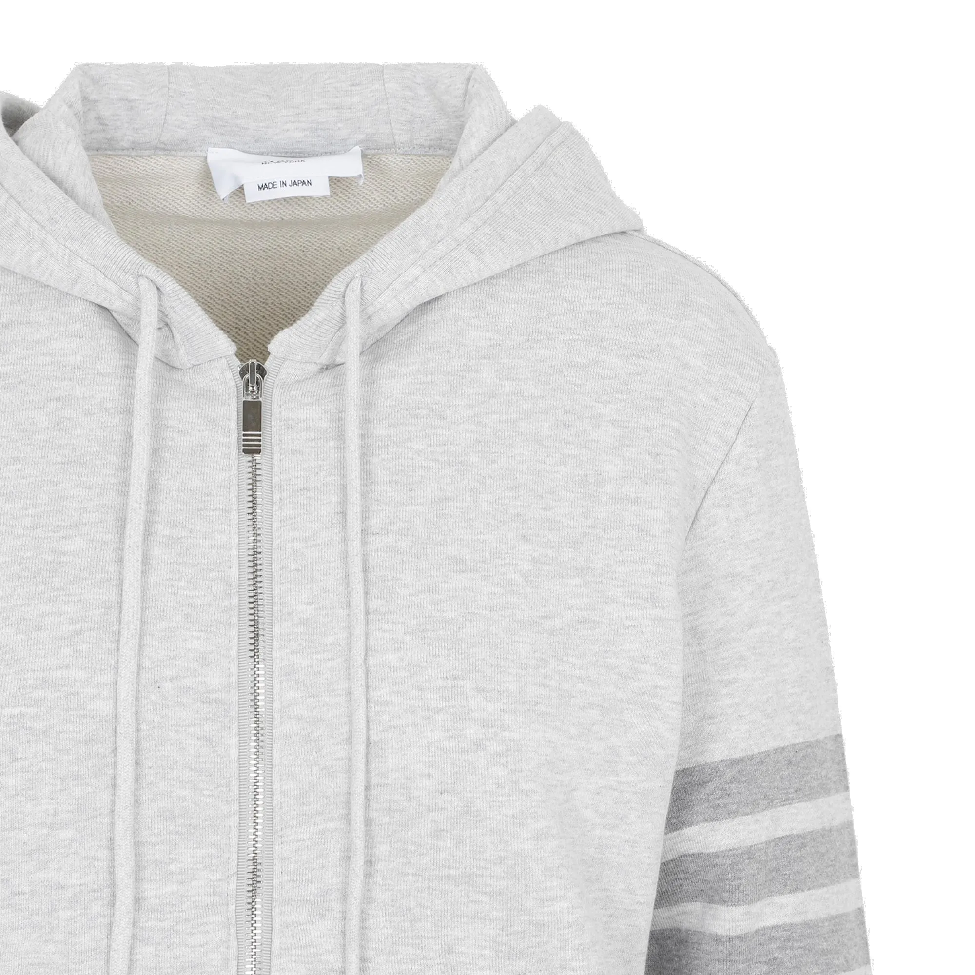 Thom Browne Logo Patch Zipped Hoodie