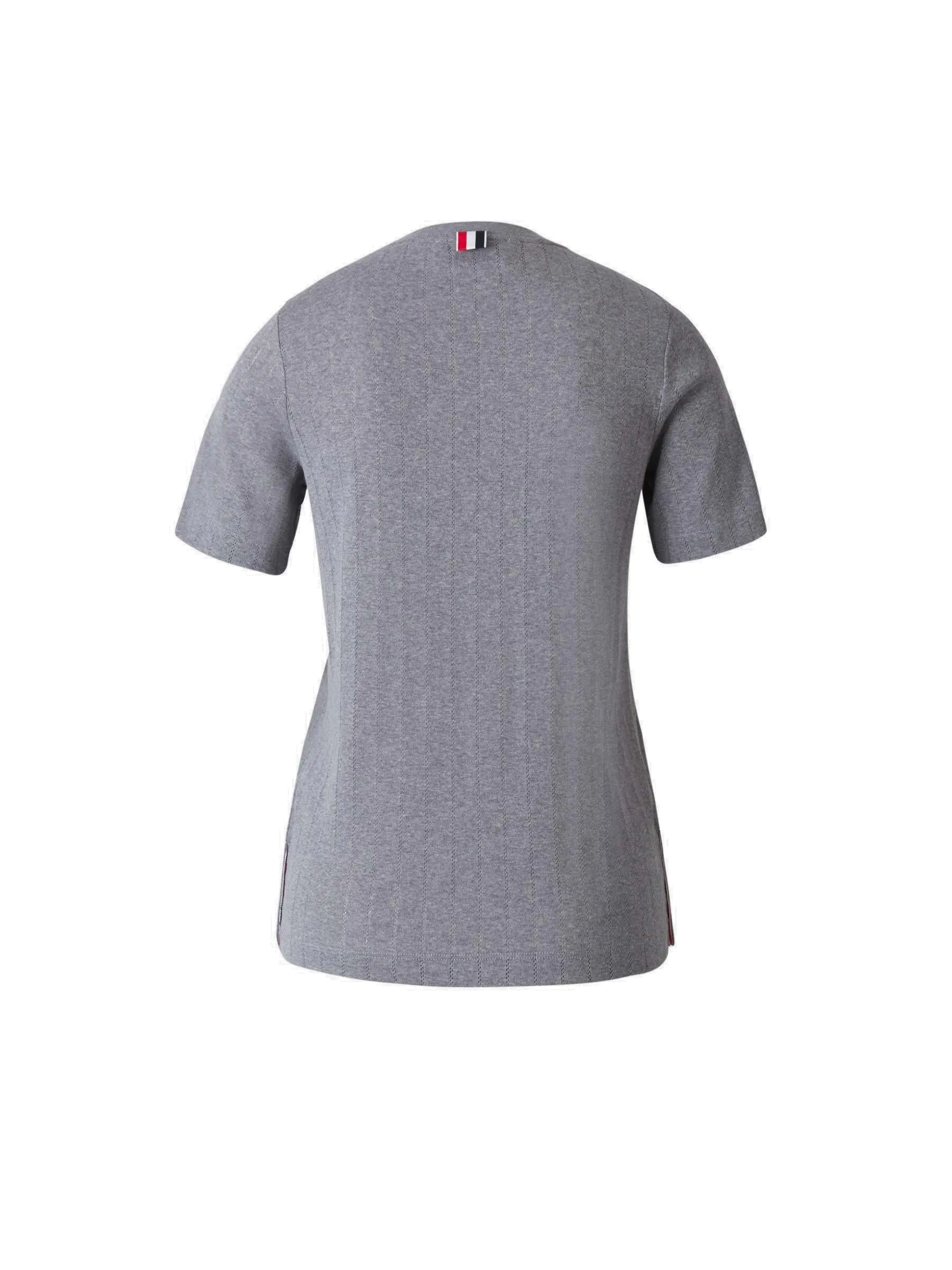 Thom Browne Pointelle Crewneck Knitted Top