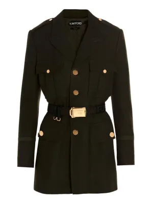 Tom Ford Belted Military Jacket