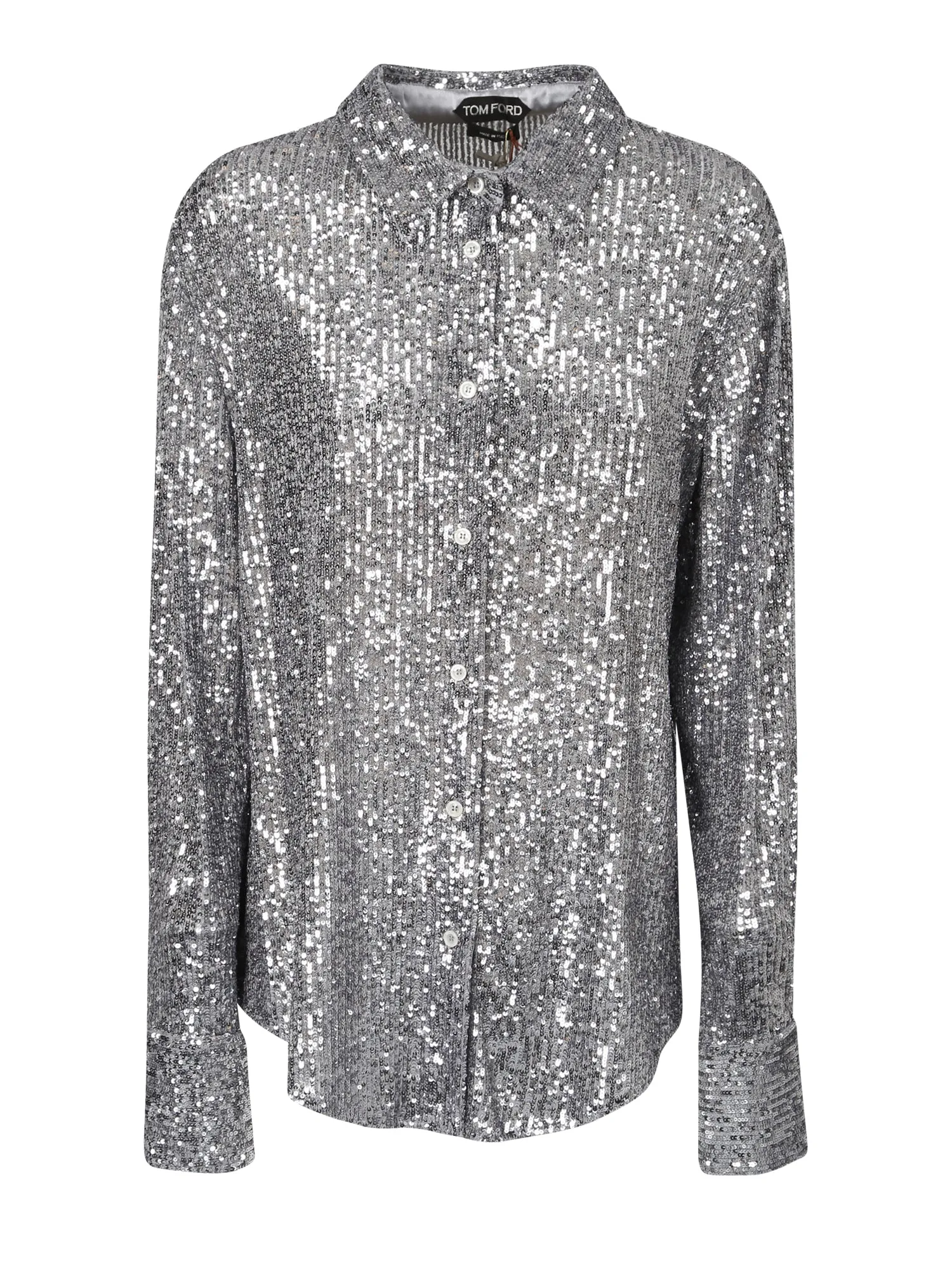 Tom Ford Sequin Embellished Long-Sleeved Shirt