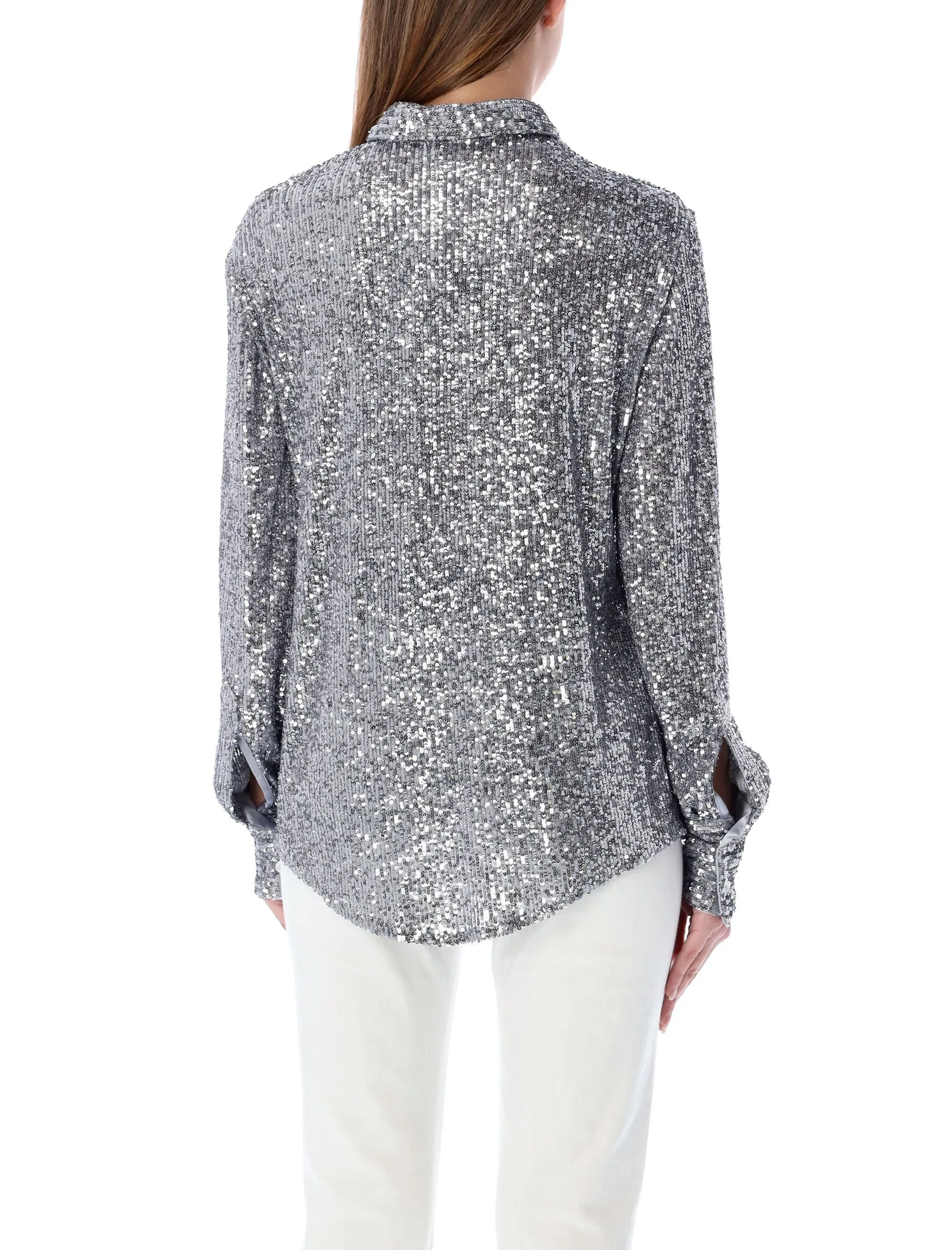 Tom Ford Sequin Embellished Long-Sleeved Shirt