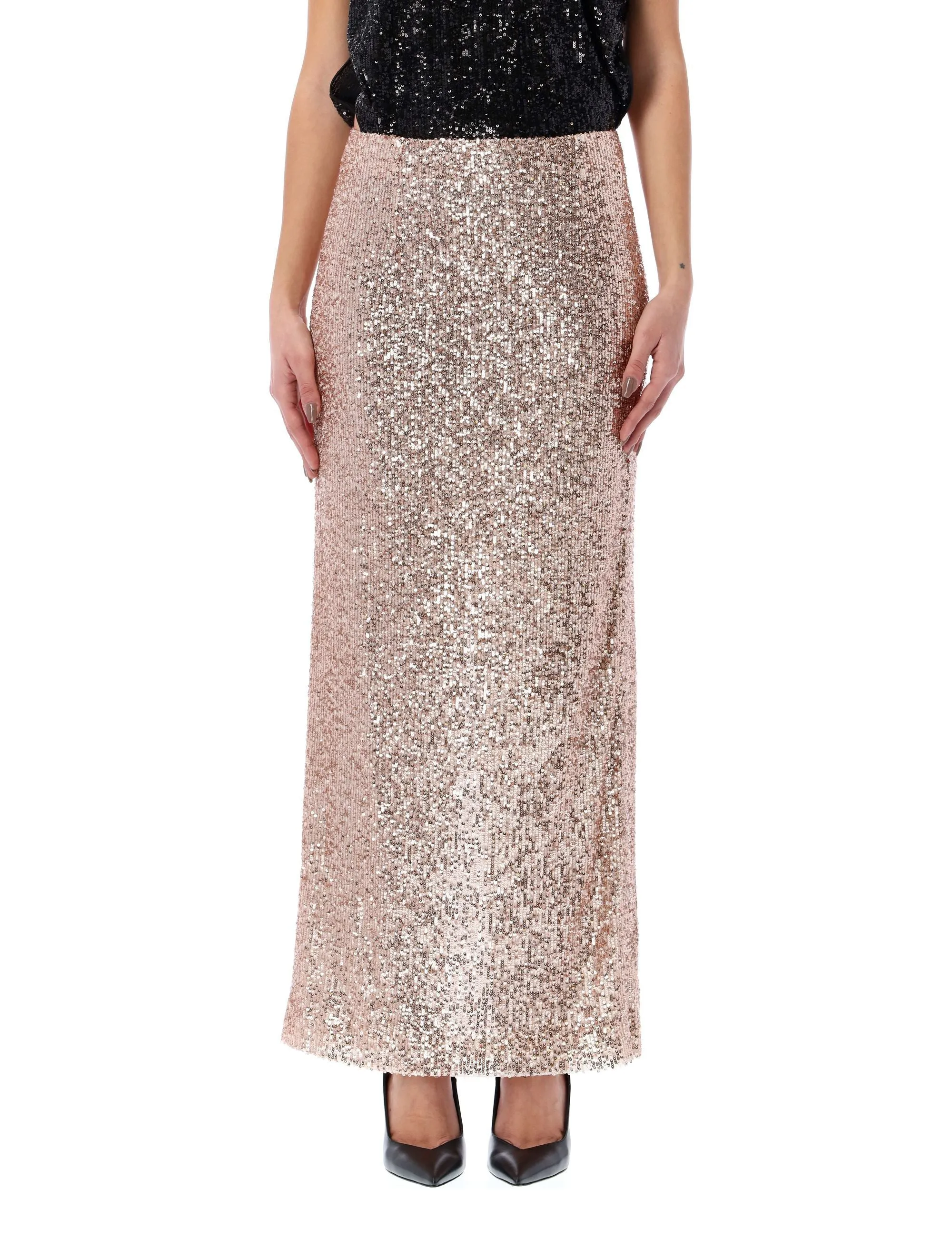 Tom Ford Slit Detailed Sequinned Maxi Skirt