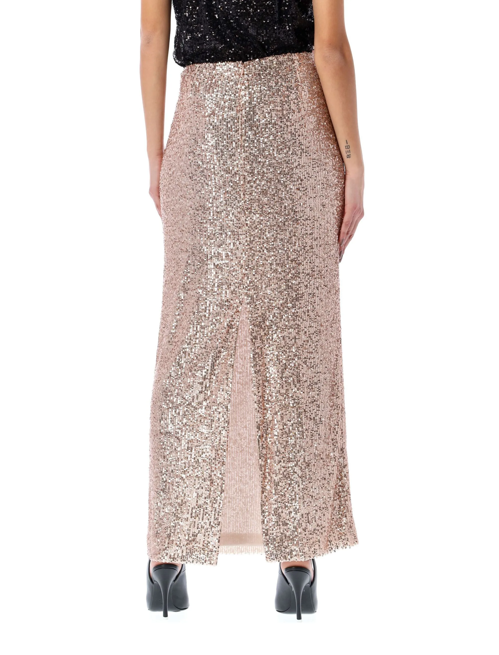 Tom Ford Slit Detailed Sequinned Maxi Skirt