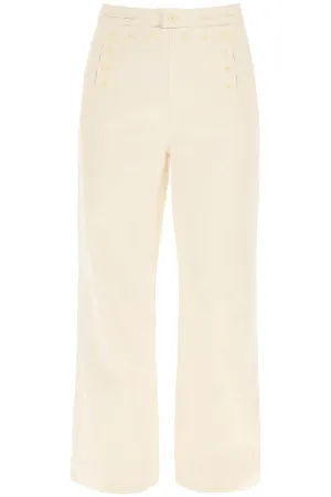 Tory Burch Denim Sailor Pants