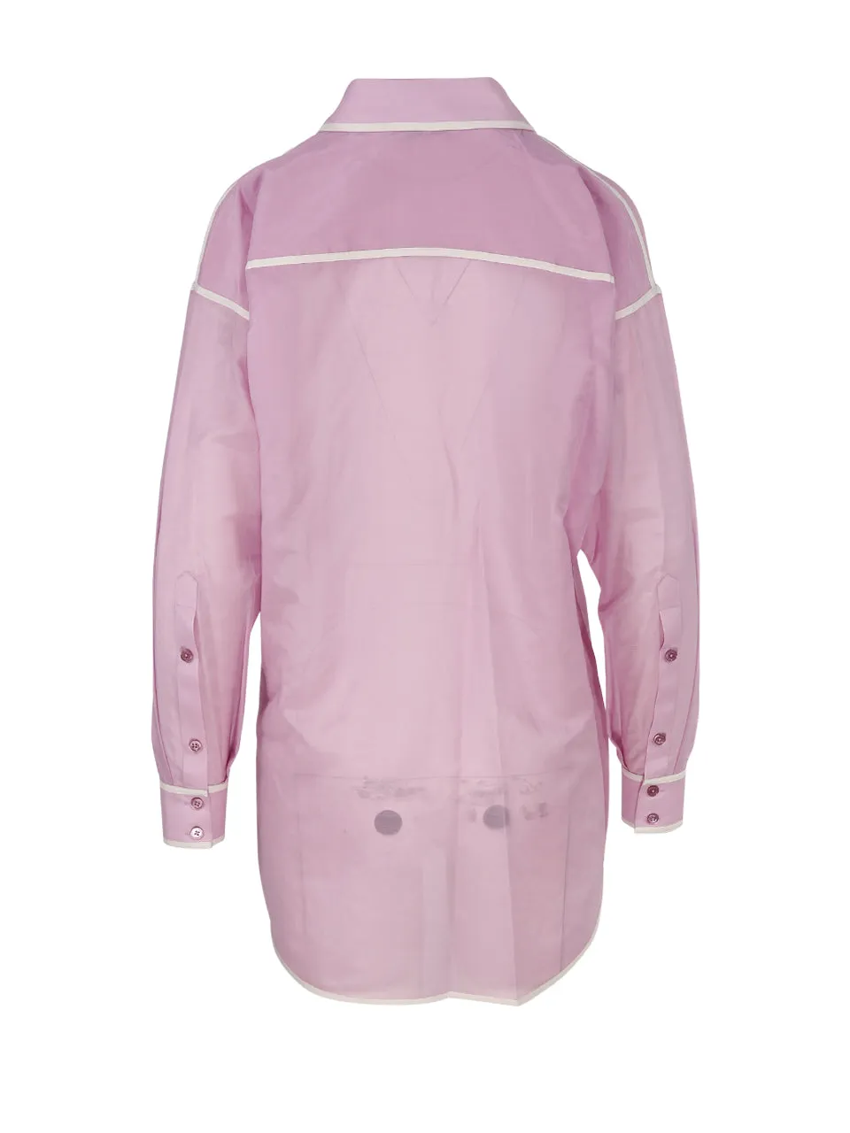 Tory Burch Pocket Patch Semi Sheer Shirt