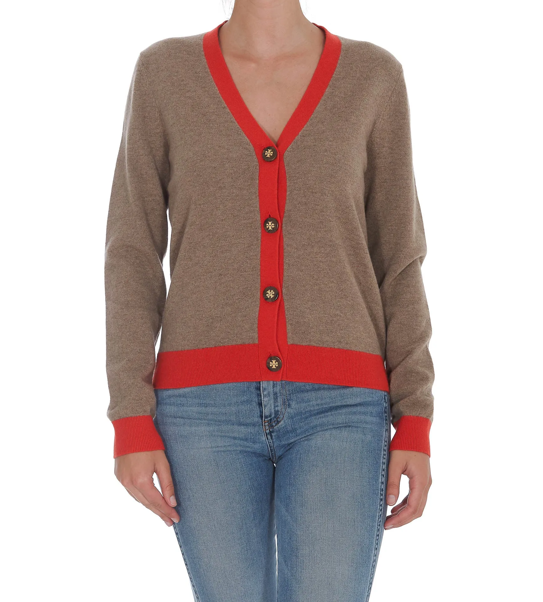 Tory Burch V-Neck Knit Cardigan