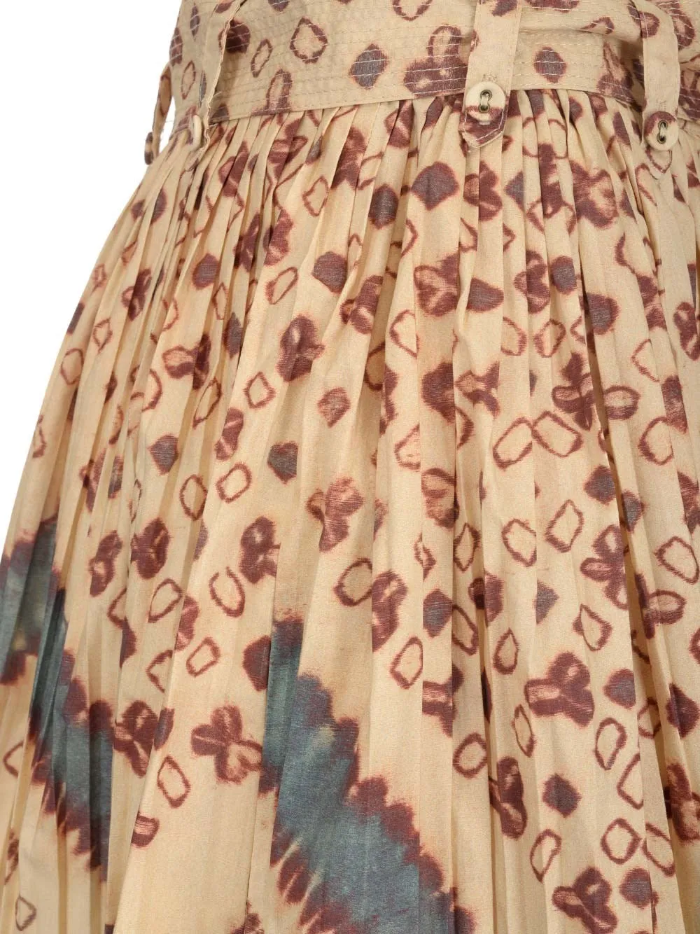 Ulla Johnson Allover Graphic Printed High Waist Skirt