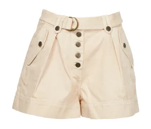 Ulla Johnson High Waist Button-Up Shorts