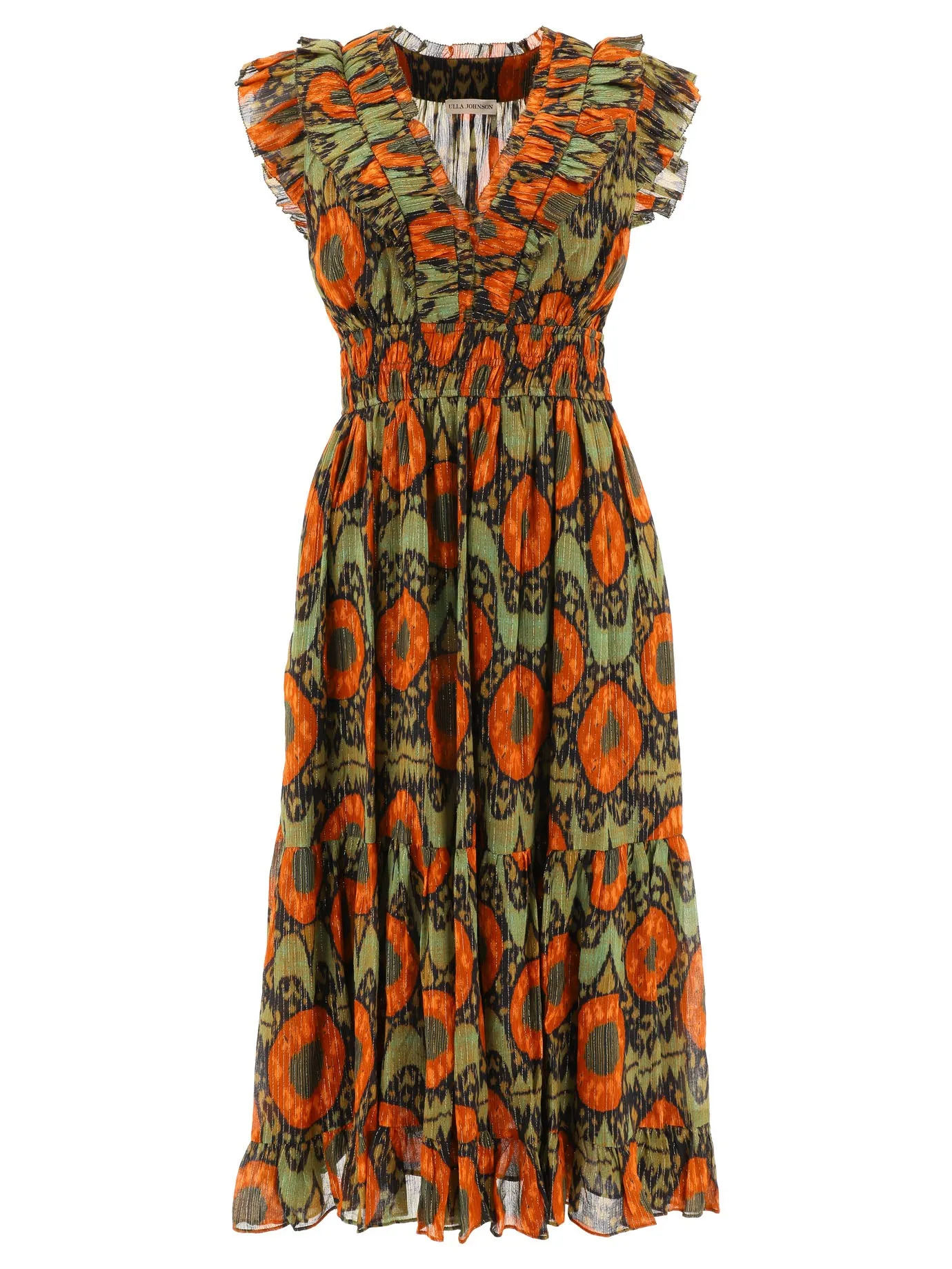 Ulla Johnson Noor V-Neck Sleeveless Dress