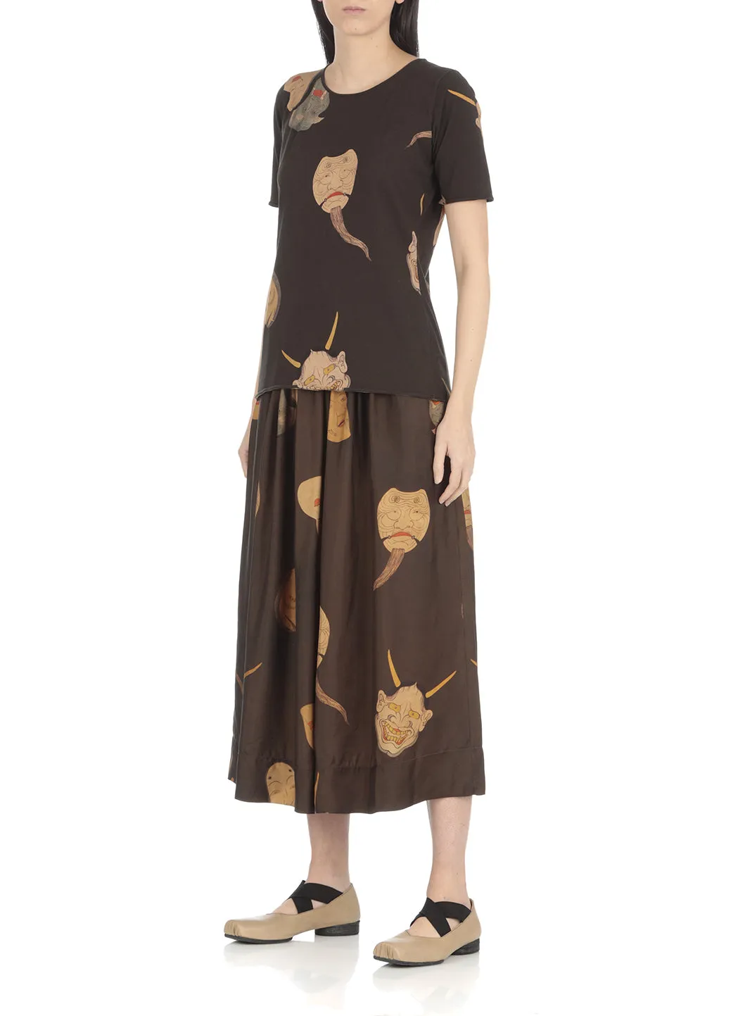 Uma Wang All-Over Printed Crewneck T-Shirt