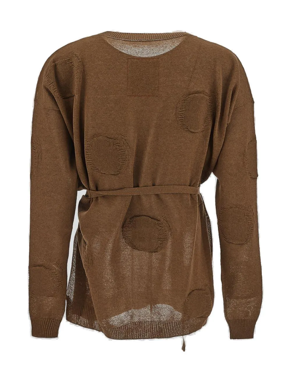 Uma Wang Embroidered Drawstring Crewneck Sweater