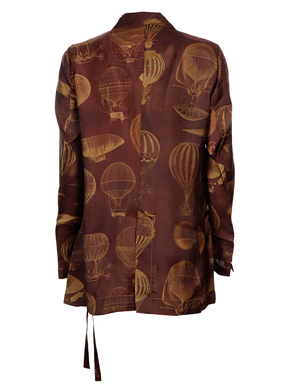 Uma Wang Graphic Printed Wrap Jacket