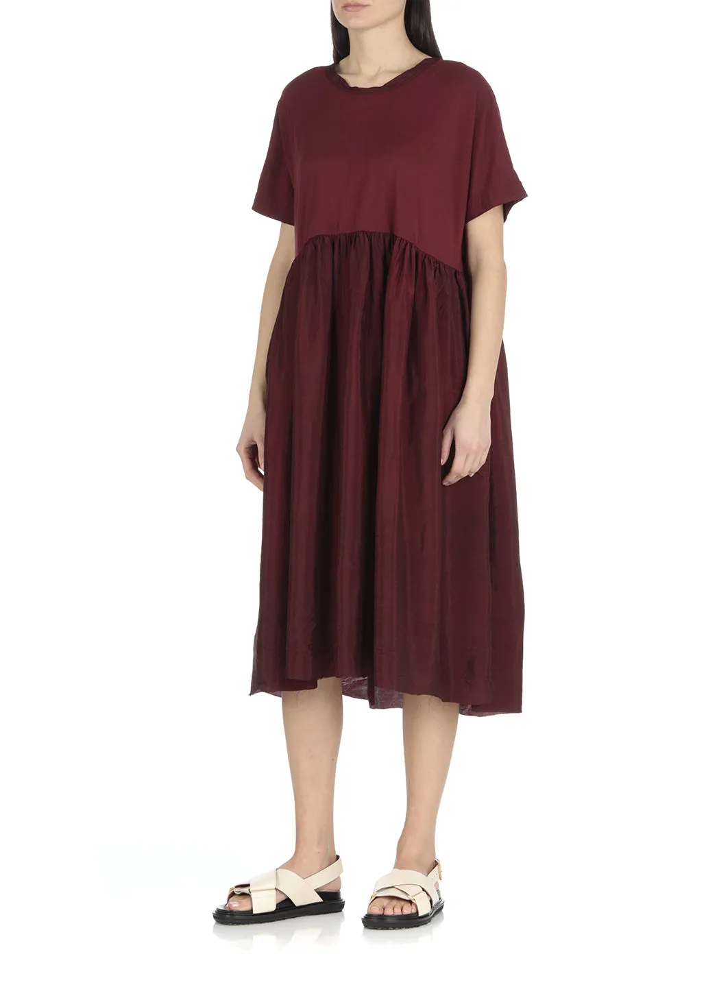 Uma Wang Round Neck T-Shirt Dress