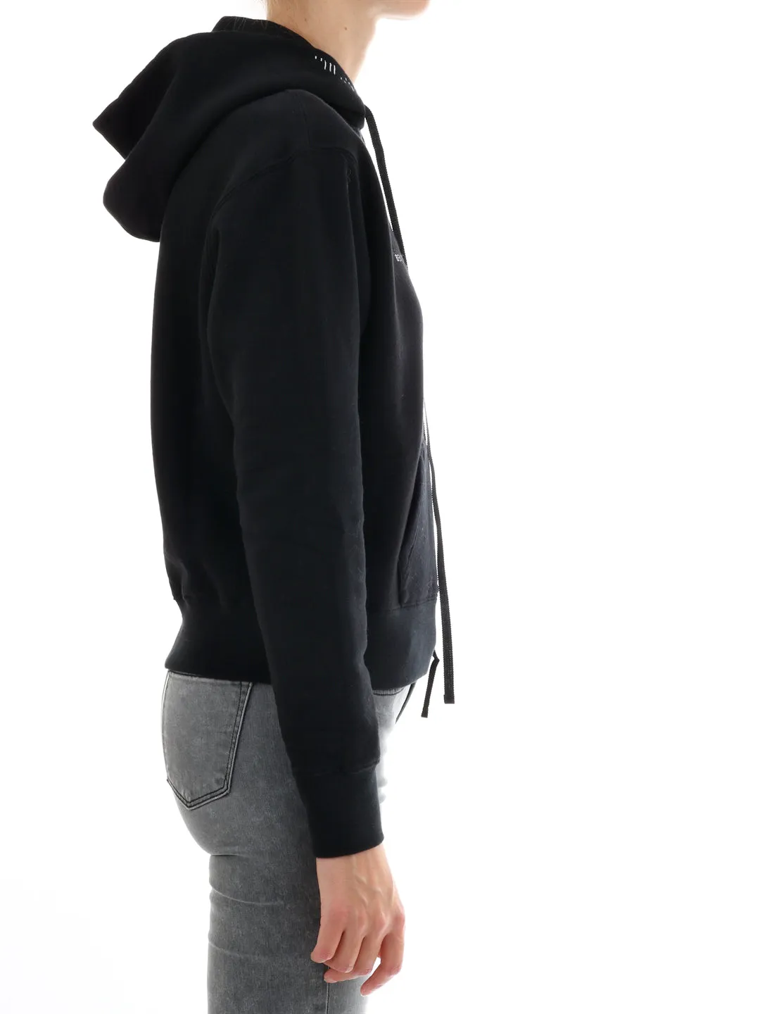 Unravel Project Logo Print Drawstring Hoodie