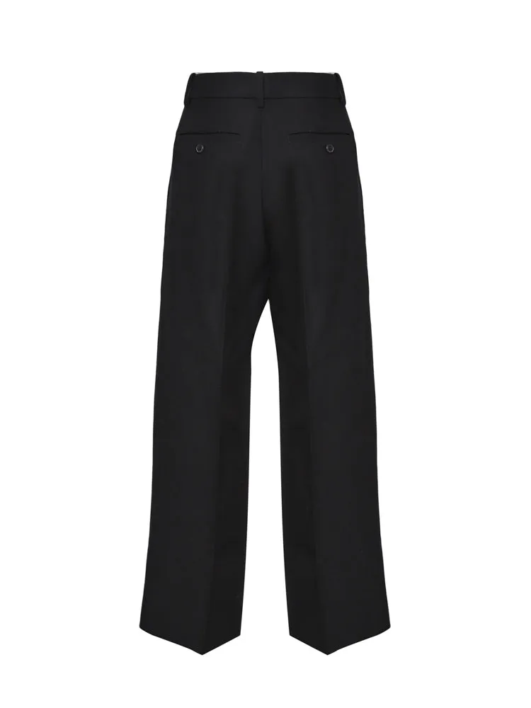 Valentino Button Detailed Straight Leg Trousers