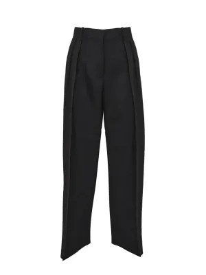 Valentino Button Detailed Straight Leg Trousers
