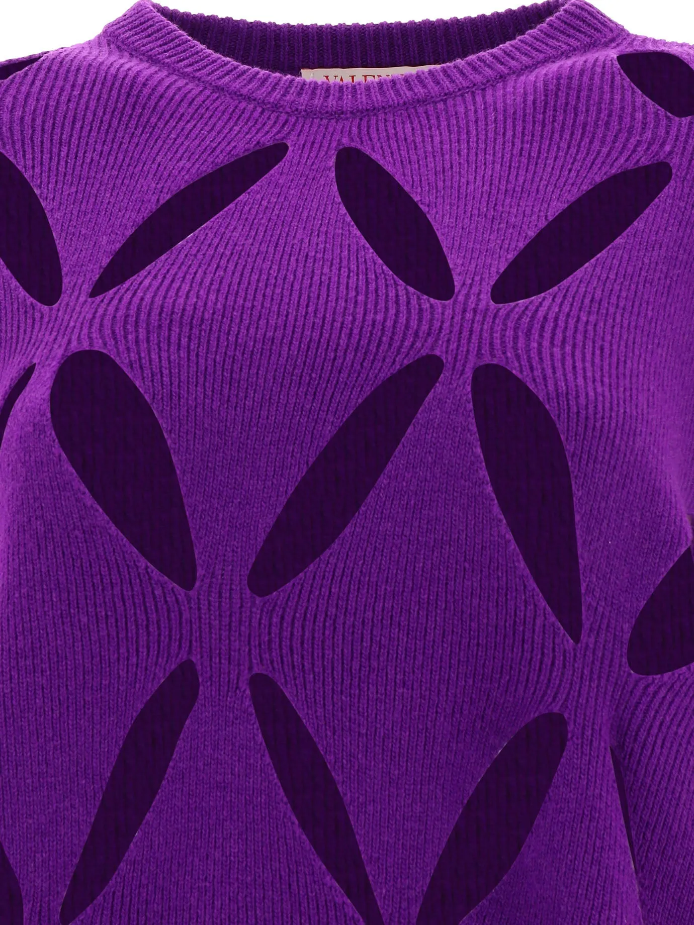 Valentino Cut-Out Detailed Knit Jumper