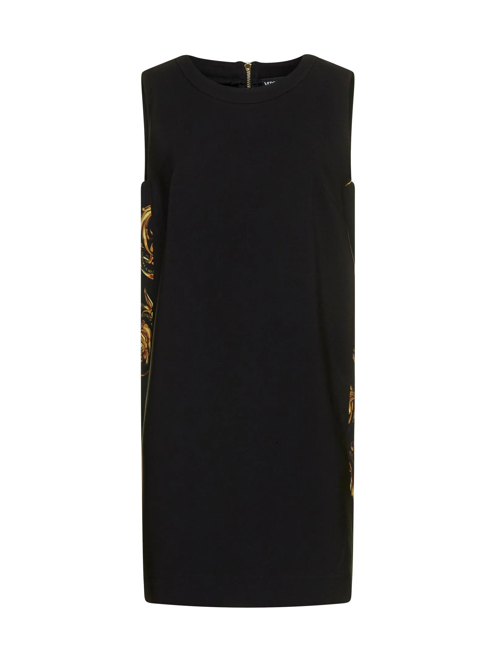 Versace Jeans Couture Baroque-Panelled Mini Dress