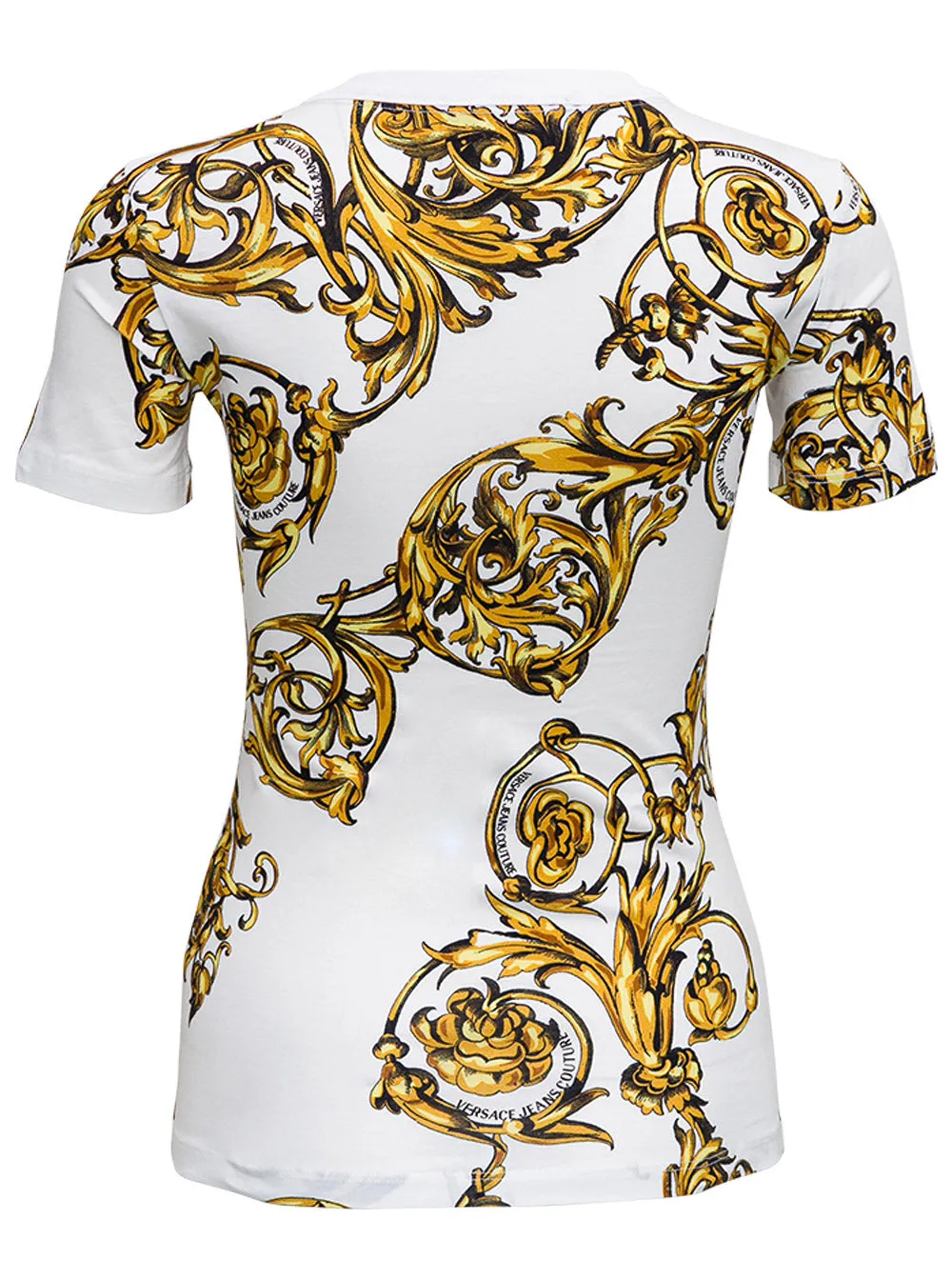 Versace Jeans Couture Baroque Printed Crewneck T-Shirt