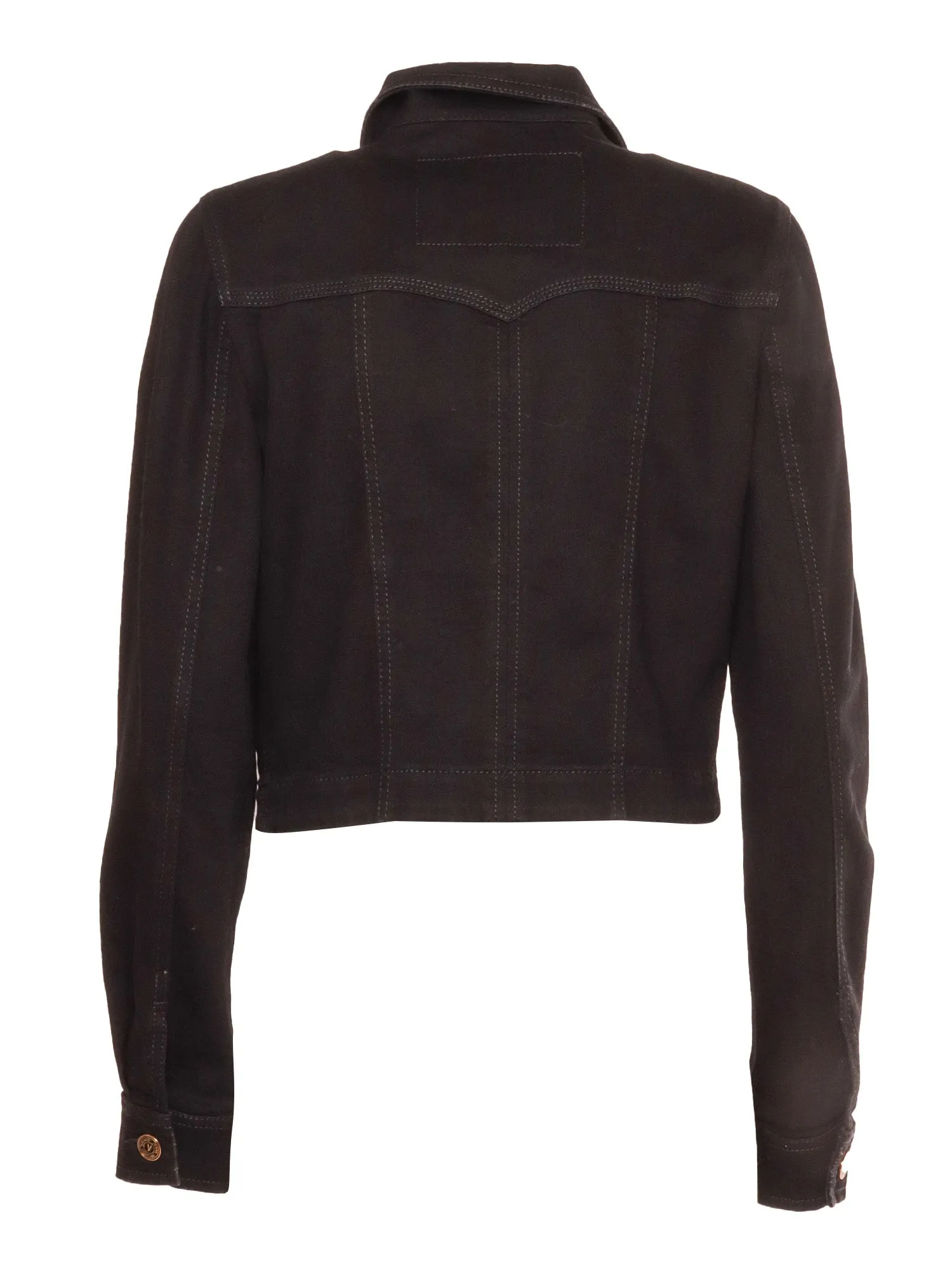 Versace Jeans Couture Buckle-Detailed Denim Jacket
