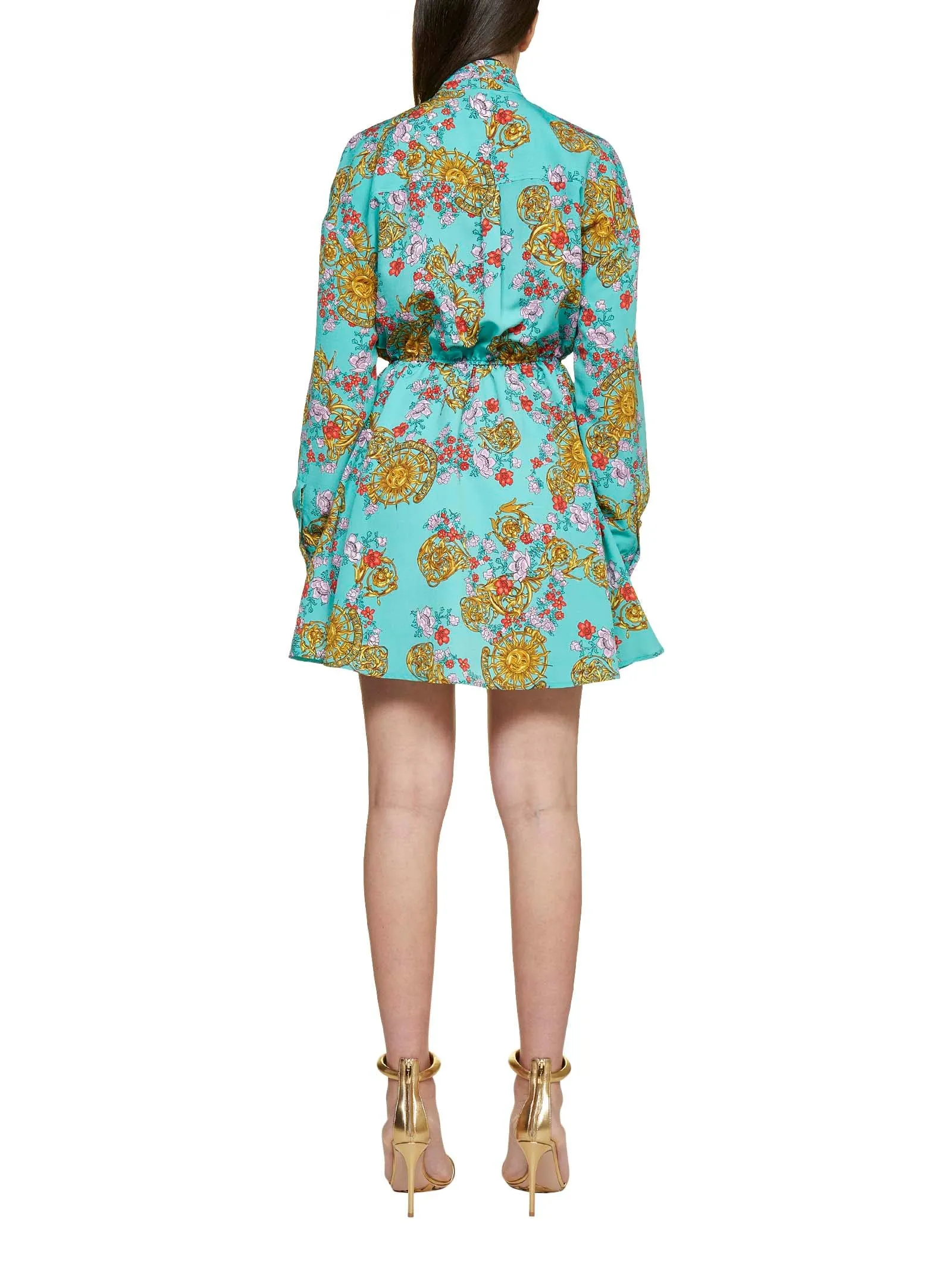 Versace Jeans Couture Floral Printed Mini Dress