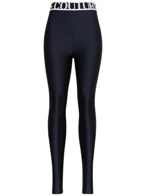 Versace Jeans Couture Logo Waistband Leggings